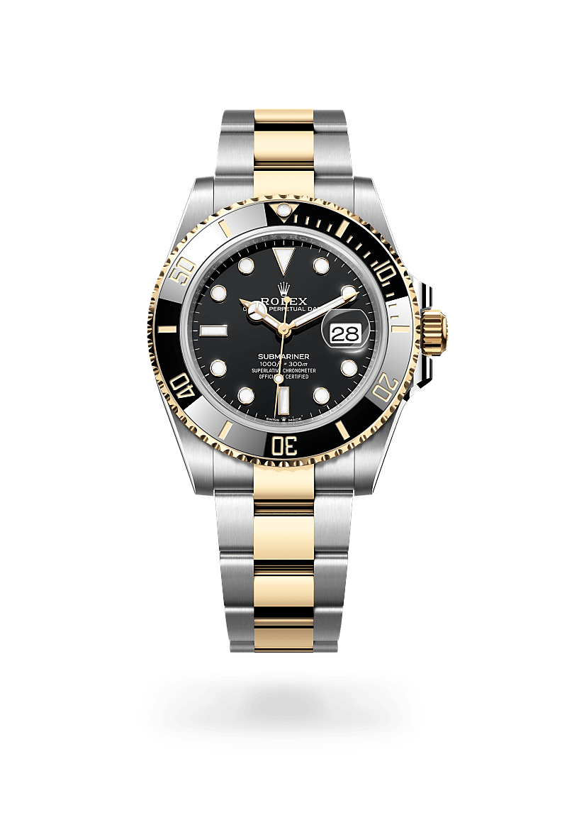 Submariner Date  Oyster, 41 mm, Oystersteel and yellow gold