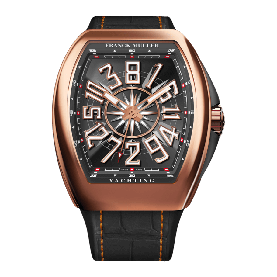 Franck Muller Vanguard Crazy Hours Black & Rose Gold